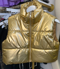 Golden globe | puffer vest