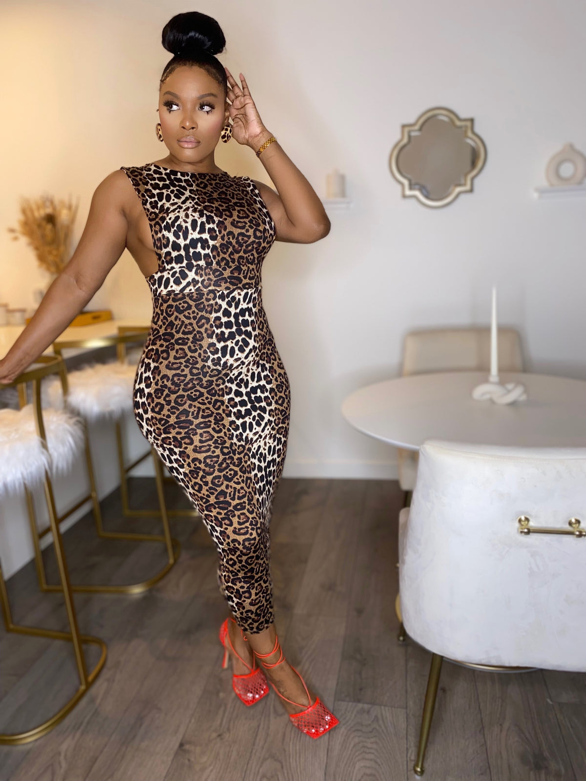 Peggy | leopard dress