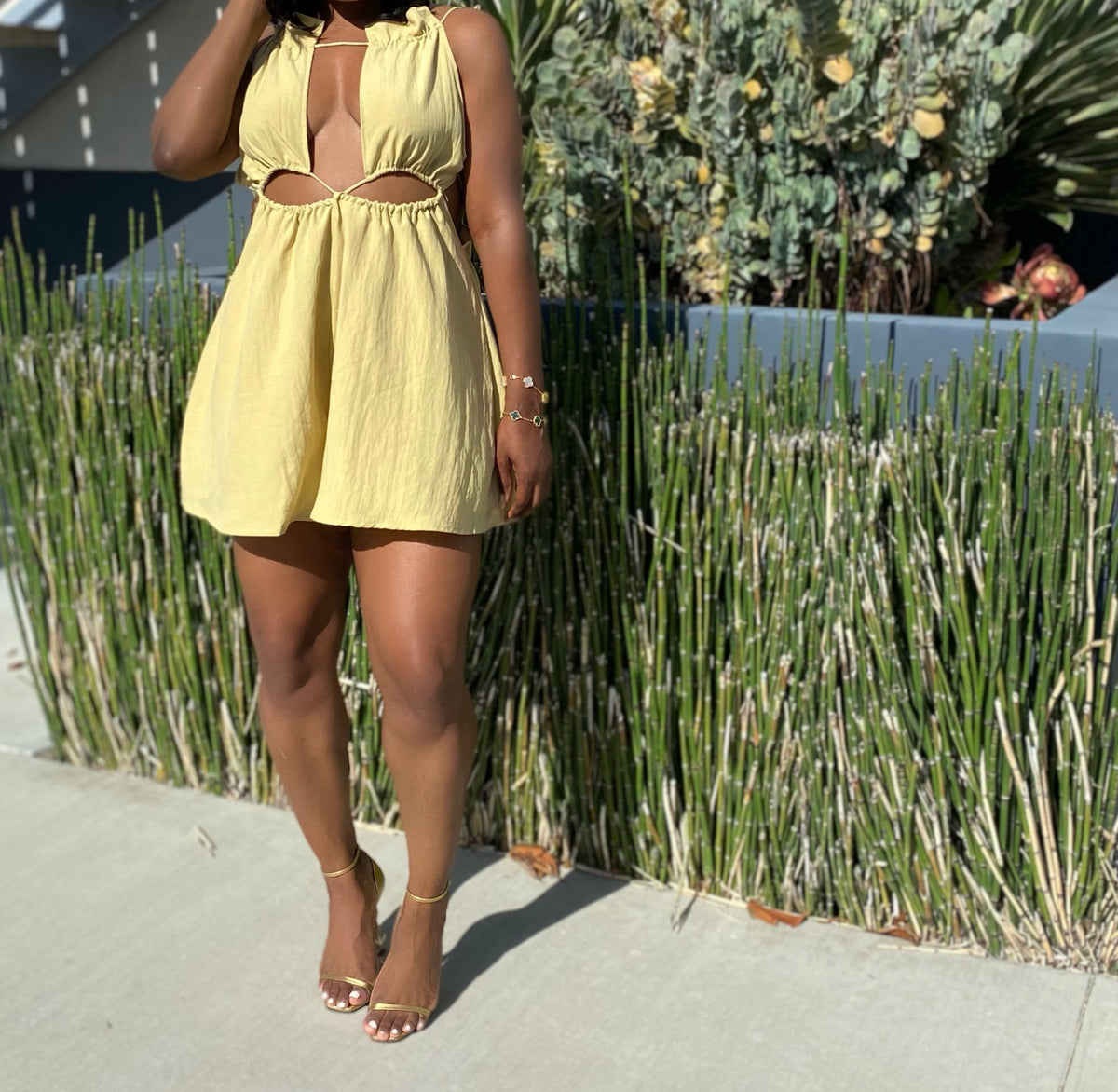 Cantina romper | yellow