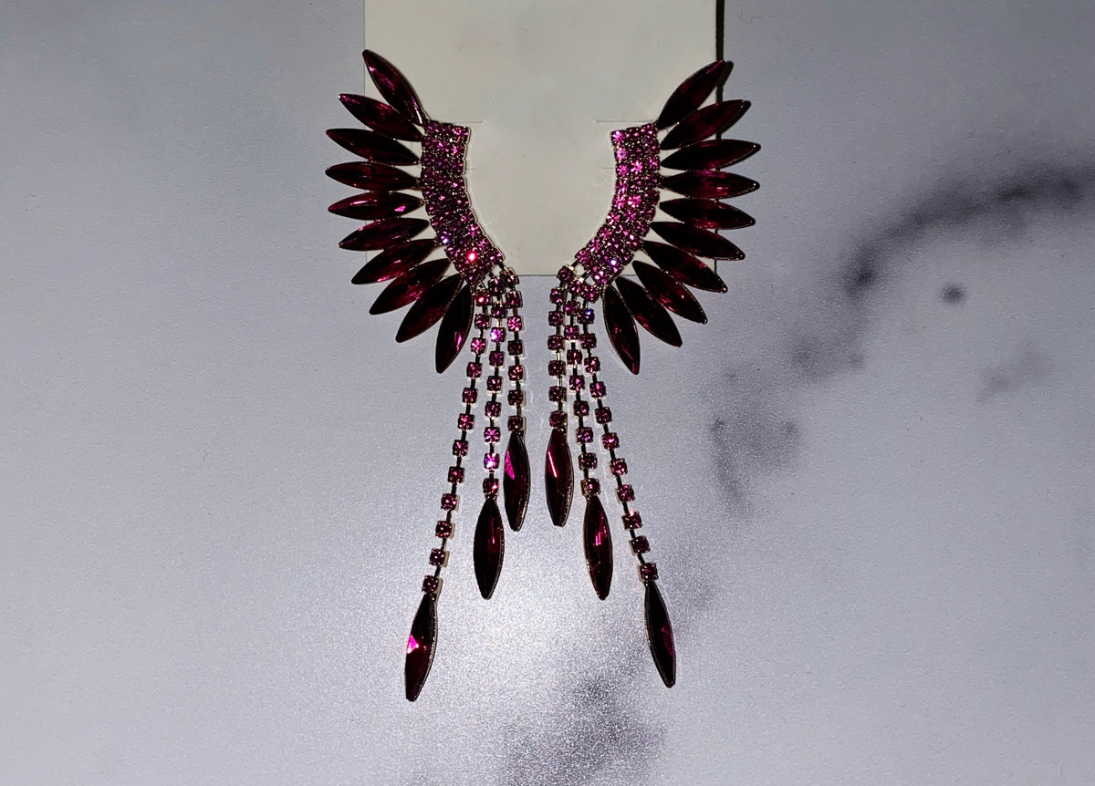 Dazzling | crystal earrings