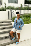 The blues | denim top